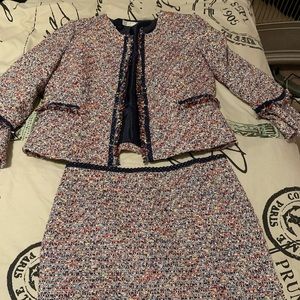 2 piece tweed suit